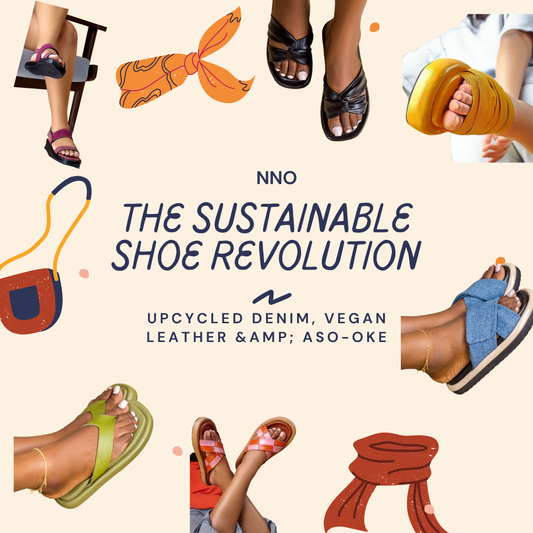 How NNO Makes Fashion Sustainable: Upcycled Denim, Vegan Leather & Aso-Oke Revolutionize Footwear! ♻️ 🇳🇬